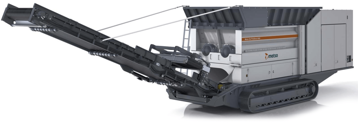 Metso Pre-Shredder on Crawler, M&J PreShred 4000M